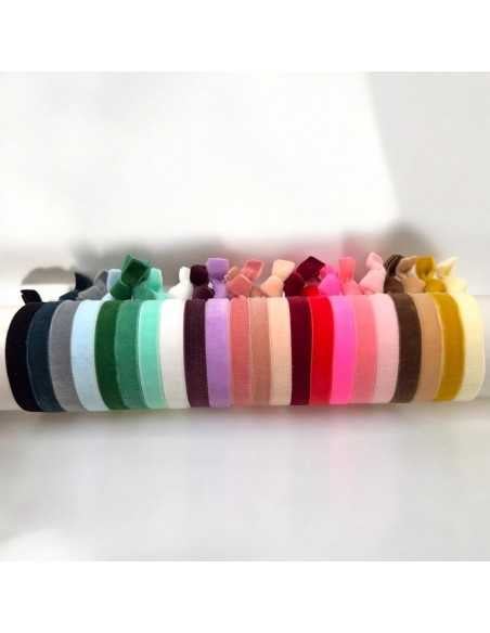Bracciale velluto elastico 1cm per creazioni fai da te colori vari