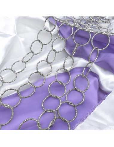 Catena con Anelle tonde satinate 12mm in Argento 925%  | GDO
