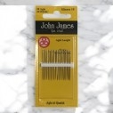 20 aghi da ricamo John James misura 10 - JJ11010C embroidery needles - GDO