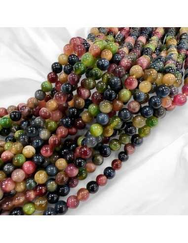 Pietre dure Occhio di tigre colore Mix liscio 4mm 85pz | GDO