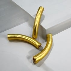 Distanziatore a Tubo in Zama dorata 7x42mm foro 3.5mm 1pz | GDO