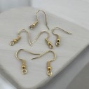 Monachelle con rifinitura e pallina in acciaio placcato oro 17,5x19mm 10pz | GDO