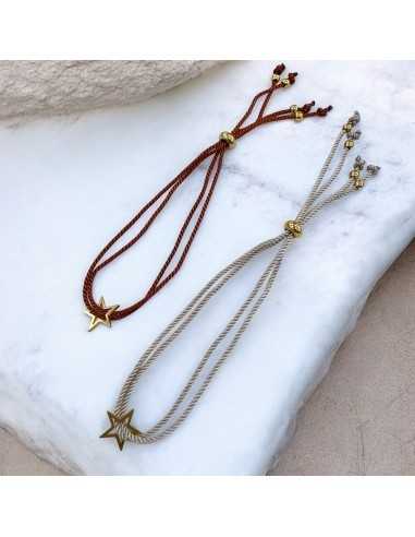 Ciondoli stella a 5 punte in acciaio dorato 14 17 21 mm 3pz Gioie d'Oriente
