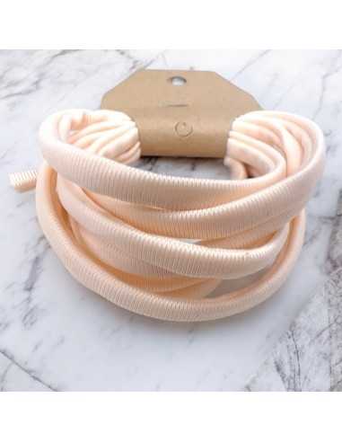 Fettuccia elastica tubolare in Lycra colore Rosa chiarissimo 0.5cm 1mt | GDO