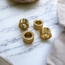 Distanziatori a rondella 5x8mm con foro largo 4.5mm in Acciaio oro 2pz |GDO