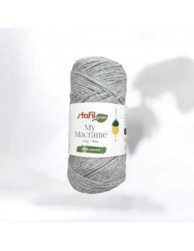 Gomitolo di filato macramé Pietra 2mm 90mt 100g per frange e nodi | GDO
