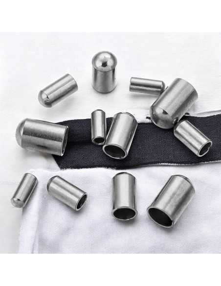 Terminali da incollo in acciaio foro 1.5-4.3mm oro/acciaio 4pz | GDO