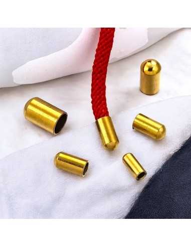 Terminali da incollo in acciaio foro 1.5-4.3mm oro/acciaio 4pz | GDO