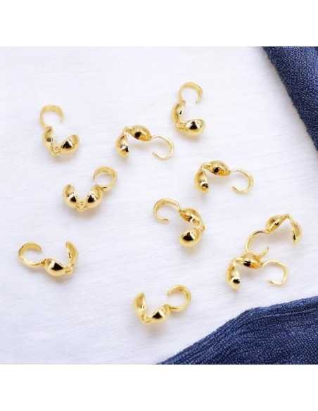Terminale coprinodo acciaio 4x8mm 20pz colore acciaio e oro | GDO
