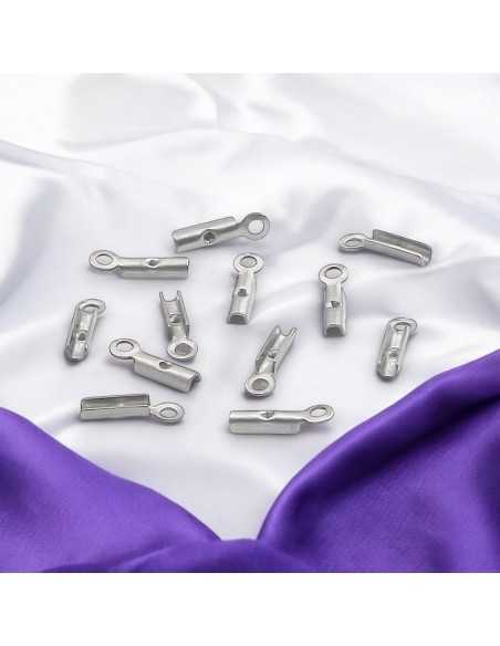 Terminali chiusura cordoncino acciaio inox 1.8x8.5mm assortiti | GDO