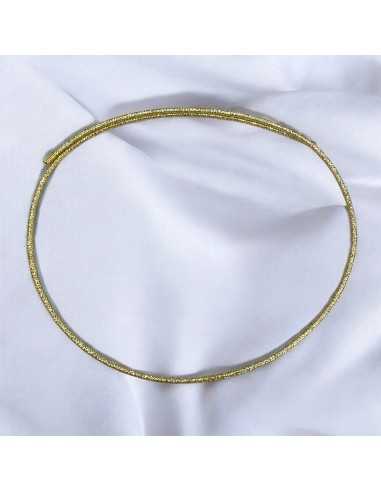 Girocollo magnetico 1.8mm regolabile 50cm oro portato a choker | GDO