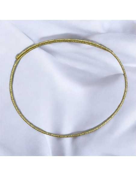 Girocollo magnetico 1.8mm regolabile 50cm oro portato a choker | GDO