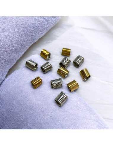 Terminali cricchetto acciaio 3.8x4.4mm foro 3mm 10pz colore a scelta | GDO
