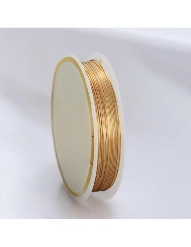 Filo rigido ottone dorato 18k vari spessori 0.3-0.8mm 1pz | GDO