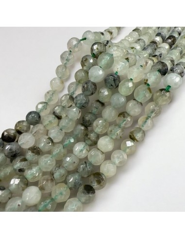 Filo prenite tonda sfaccettata verde chiaro 6mm 65pz | GDO