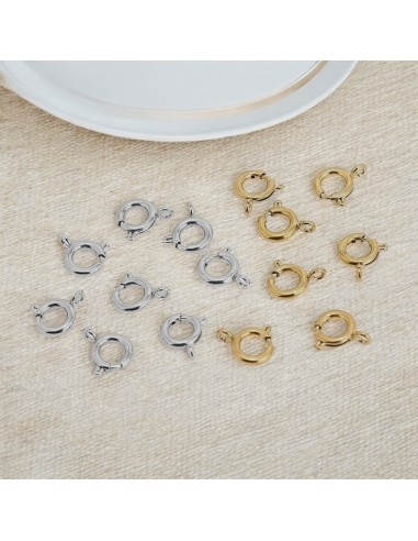 Moschettone tondo a molla in Acciaio inox 7x9mm 2pz | GDO