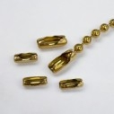 Chiusure acciaio dorato per catene 6mm e 8mm 4pz | GDO