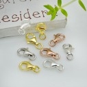 Chiusura moschettone 12x6mm argento 925 con anello 4mm | GDO