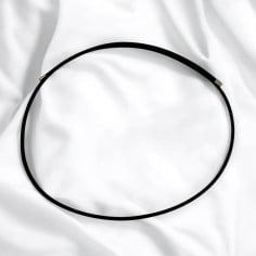 Girocollo magnetico acciaio nero 1.8mm regolabile 50cm | GDO