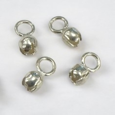 Copri nodo da incollare Argento 925 tondo colori misti 4.3x9.5mm 4pz | GDO 2