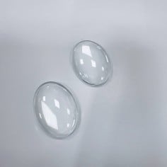 Cabochon ovali in vetro trasparente 10x14-30x40mm Gioie d'Oriente 2