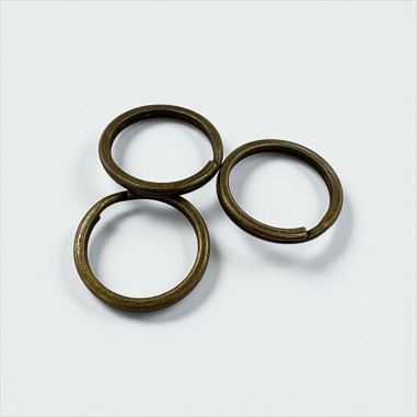 Anelli Brisé in metallo bronzo per Portachiavi 20mm 3pz | GDO