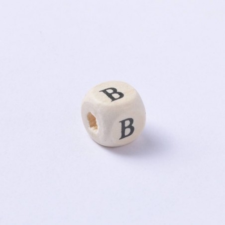 Perline cubo con Lettere dell'alfabeto in legno 10mm 5pz | GDO