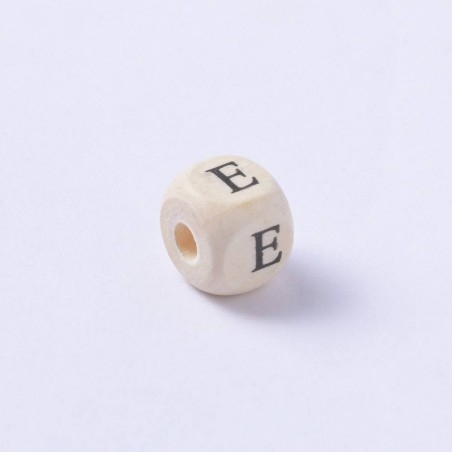Perline cubo con Lettere dell'alfabeto in legno 10mm 5pz | GDO