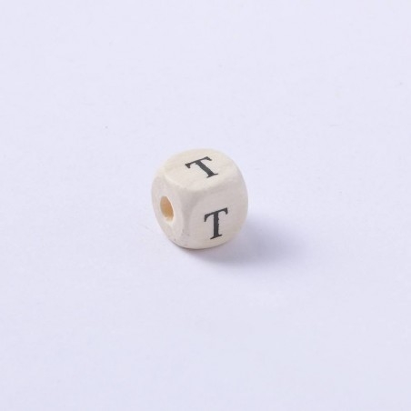 Perline cubo con Lettere dell'alfabeto in legno 10mm 5pz | GDO