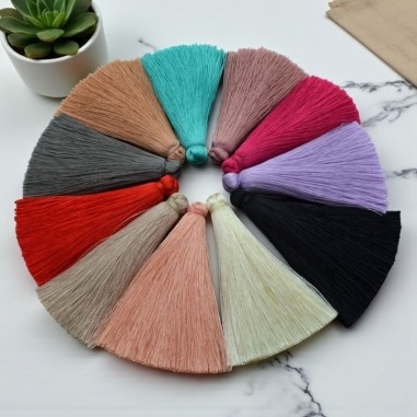 Nappa lunga in filo di poliestere 70x10mm 1pz - Vari colori | GDO