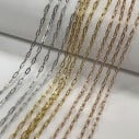 Catena rettangolare con filo piatto e saldato 2x4mm in acciaio inox 1mt | GDO
