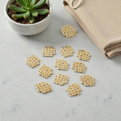 Connettore nodo celtico in ottone oro 14x17 mm 1pz Gioie d'Oriente
