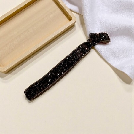 Bracciale elastico Marrone con brillantini 10mm 1pz | GDO