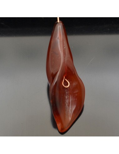 Pietra dura a forma di calla con foro passante in pietra dura 1 Pz.