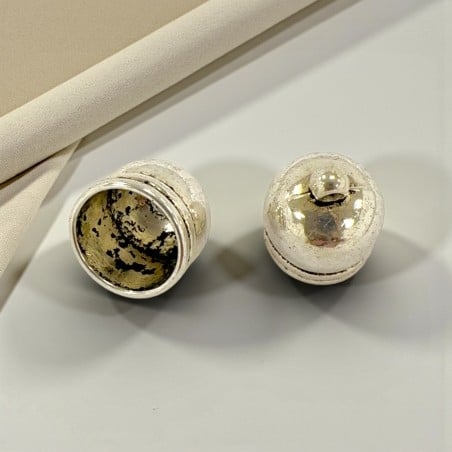 Capicorda terminali per cuoio cordino foro largo 10 x 13 mm 1pz Gioie d'Oriente
