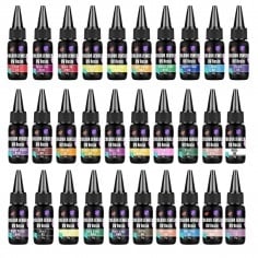 Resina UV vari colori, liquida trasparente, flacone 20g, per stampi e creazioni in resina, fornitore Gioie d'Oriente 2