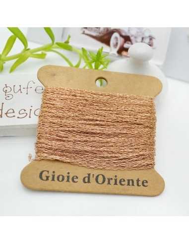 Catena Acciaio Sottile 0.8mm Maglie Rettangolari  10mt  colore oro rosa DIY|GDO