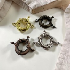 Moschettone tondo grande in ottone 23x35mm - Vari colori | GDO