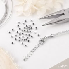 Schiaccini in ottone colore argento rodio misure 2mm 2.5mm 3mm GDO 2