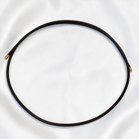 Girocollo magnetico marrone 1.8mm regolabile 50cm portabile come choker GDO