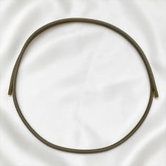 Girocollo magnetico marrone 1.8mm regolabile 50cm portabile come choker GDO 2