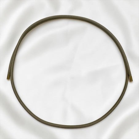 Girocollo magnetico marrone 1.8mm regolabile 50cm portabile come choker GDO