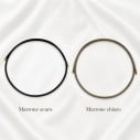 Girocollo magnetico marrone 1.8mm regolabile 50cm portabile come choker GDO