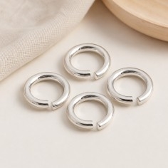 Anellini aperti in Argento 925 filo 0.9mm 5mm 20pz | GDO 2