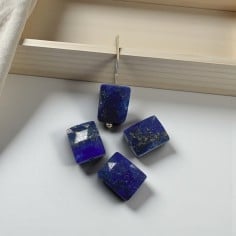 Pietra dura Lapislazzuli rettangolare sfaccettata 8x10mm 1pz | GDO