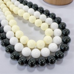 Filo di perle rotonde in resina sintetica 16mm - Vari colori | GDO