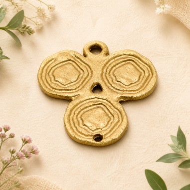Ciondolo connettore Trifoglio in zama 23 x 22 mm 4pz Gioie d'Oriente