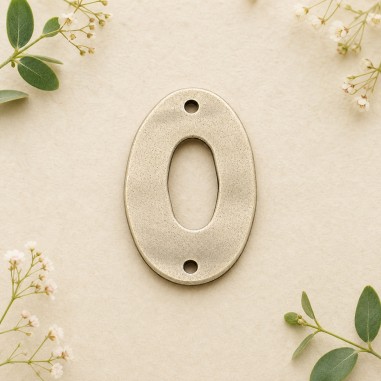 Ciondolo inframezzo ovale in zama argento antico 30 x 16 mm 3pz Gioie d'Oriente