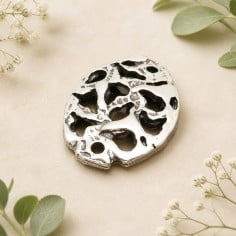 Ciondolo Zama ovali Argento 21x16 mm 4 Pz. Gioie d'Oriente