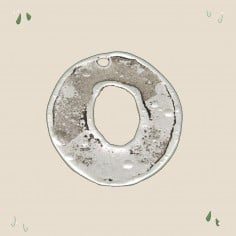 Ciondolo ovale vuoto in zama argentata 30 x 25 mm 2pz Gioie d'Oriente